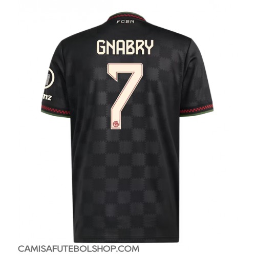 Camisa de time de futebol Bayern Munich Serge Gnabry #7 Replicas 3º Equipamento 2025-26 Manga Curta